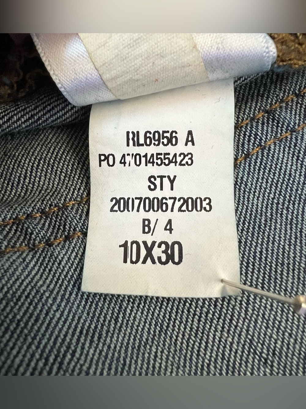 Lauren Ralph Lauren Women’s Size 10 Mid Rise Straight Leg Dark Wash Denim Jeans - Picture 11 of 12